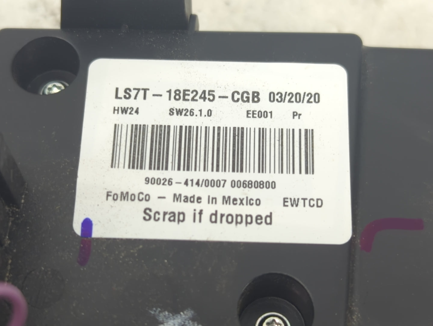 2017-2020 Ford Fusion Radio Control Panel - Oemusedautoparts1.com