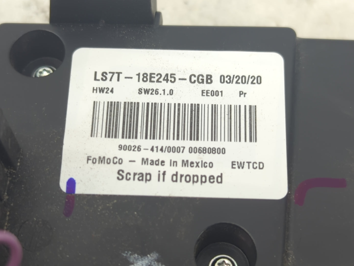 2017-2020 Ford Fusion Radio Control Panel - Oemusedautoparts1.com