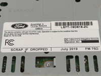 2020 Ford Fusion Radio AM FM Cd Player Receiver Replacement P/N:LS7T-18D818-ZC Fits OEM Used Auto Parts - Oemusedautoparts1.