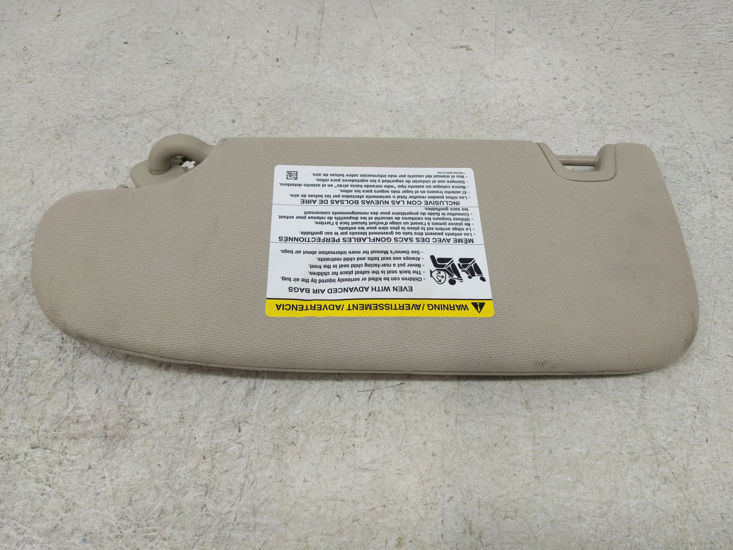 2017-2020 Ford Fusion Sun Visor Shade Replacement Passenger Right Mirror Fits Fits 2017 2018 2019 2020 OEM Used Auto Parts -