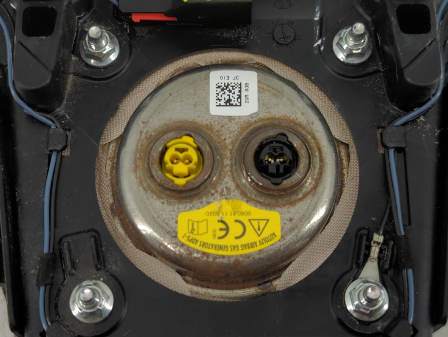 2019-2020 Ford Fusion Air Bag Driver Left Steering Wheel Mounted Fits Fits 2019 2020 OEM Used Auto Parts - Oemusedautoparts1