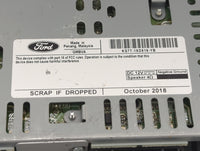 2019-2020 Ford Fusion Radio AM FM Cd Player Receiver Replacement P/N:KS7T-18D818-YB Fits Fits 2019 2020 OEM Used Auto Parts 
