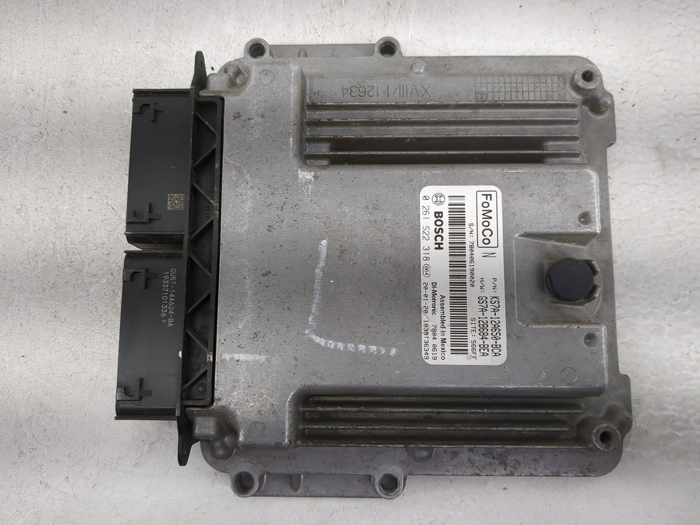 2020 Ford Fusion PCM Engine Control Computer ECU ECM PCU OEM P/N:KS7A-12A650-BCA GS7A-12B684-BEA, 0261S22318 Fits OEM Used A
