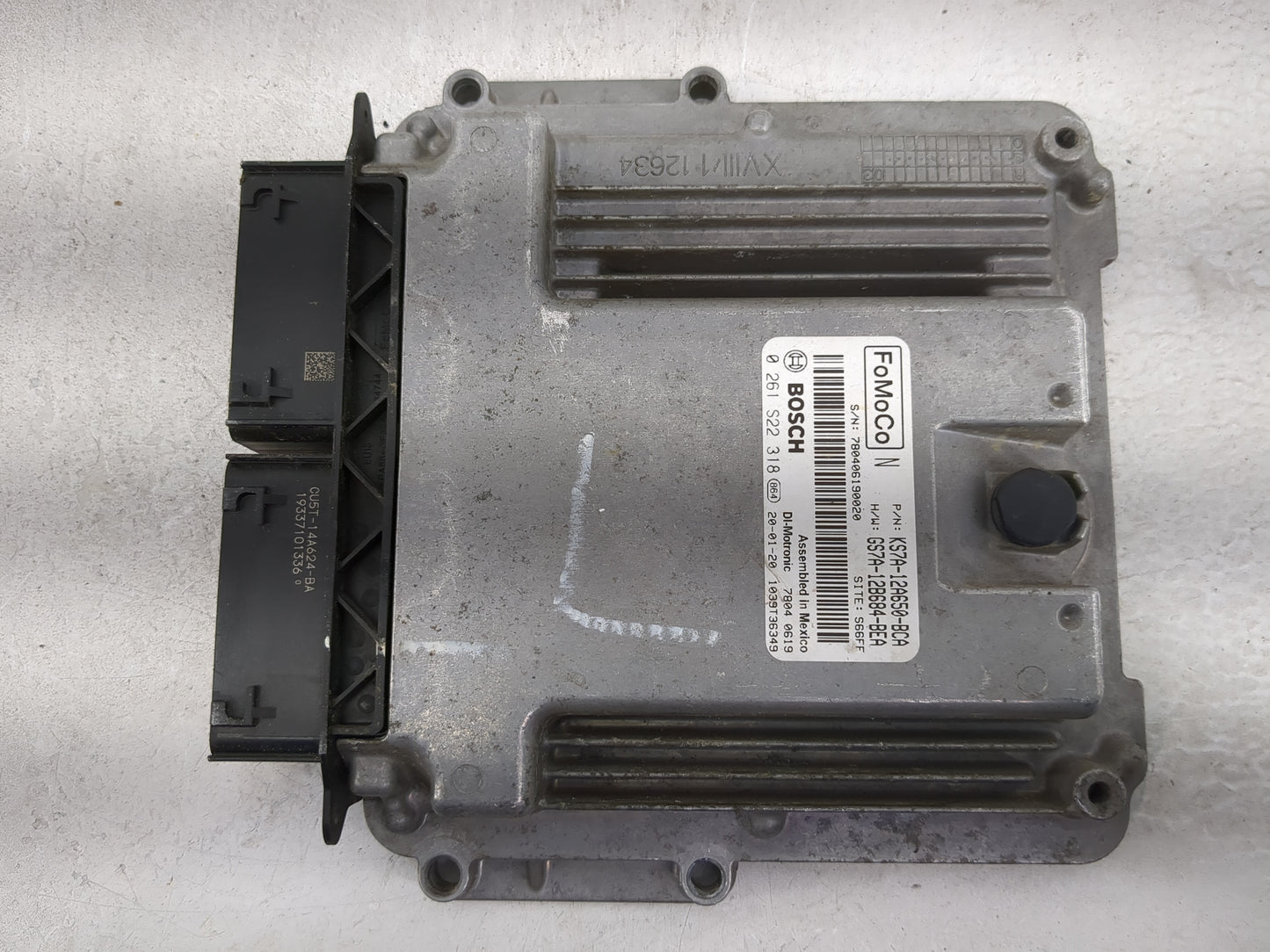 2020 Ford Fusion PCM Engine Control Computer ECU ECM PCU OEM P/N:KS7A-12A650-BCA GS7A-12B684-BEA, 0261S22318 Fits OEM Used A