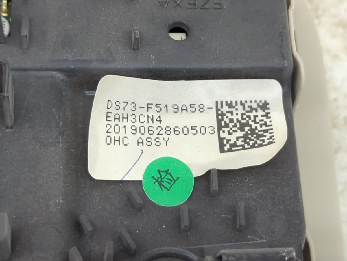 2017-2020 Ford Fusion Overhead Roof Console 1429920 - Oemusedautoparts1.com