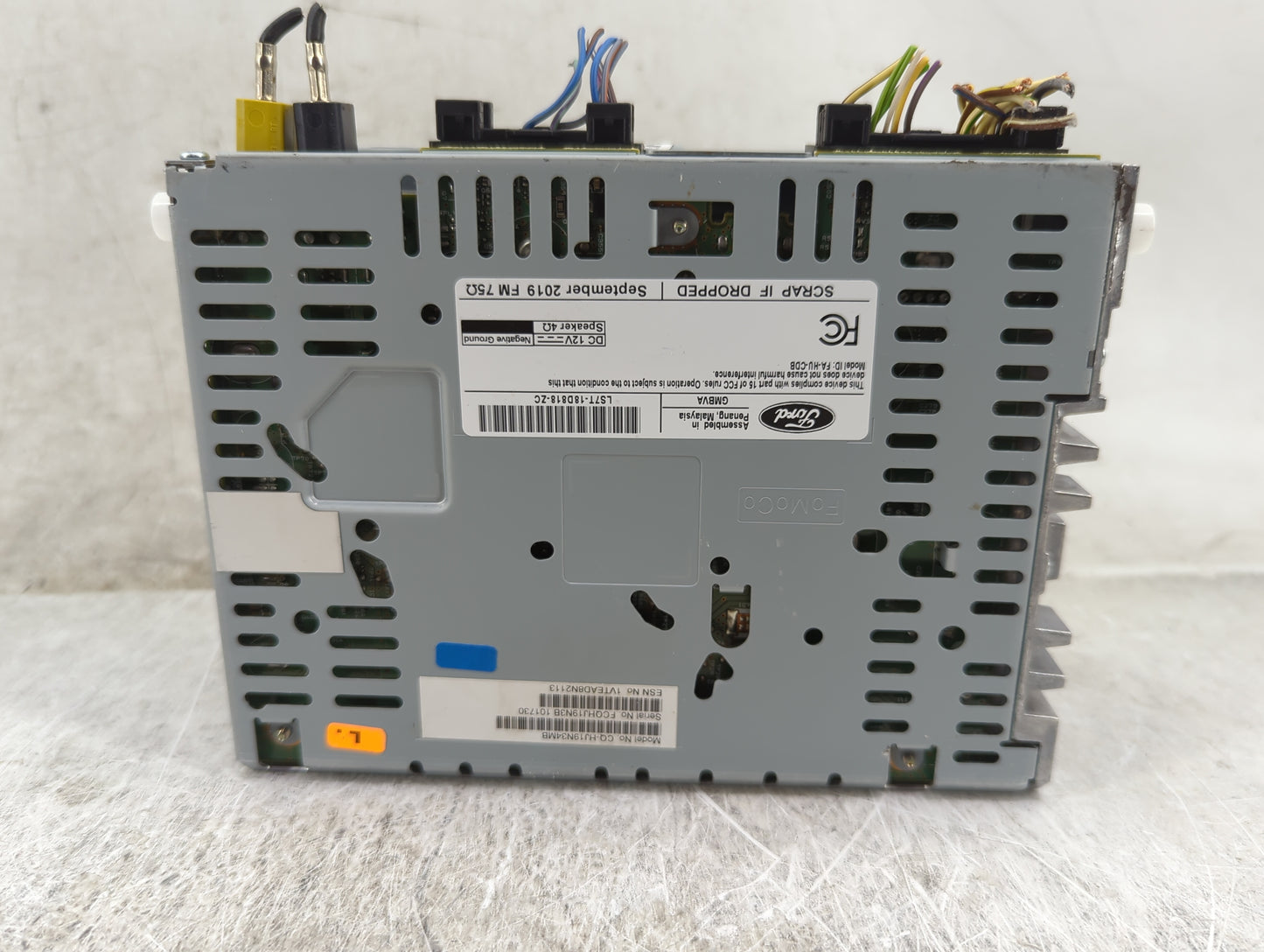 2020 Ford Fusion Radio AM FM Cd Player Receiver Replacement P/N:LS7T-18D818-ZC FA-HU-CDB Fits OEM Used Auto Parts - Oemuseda