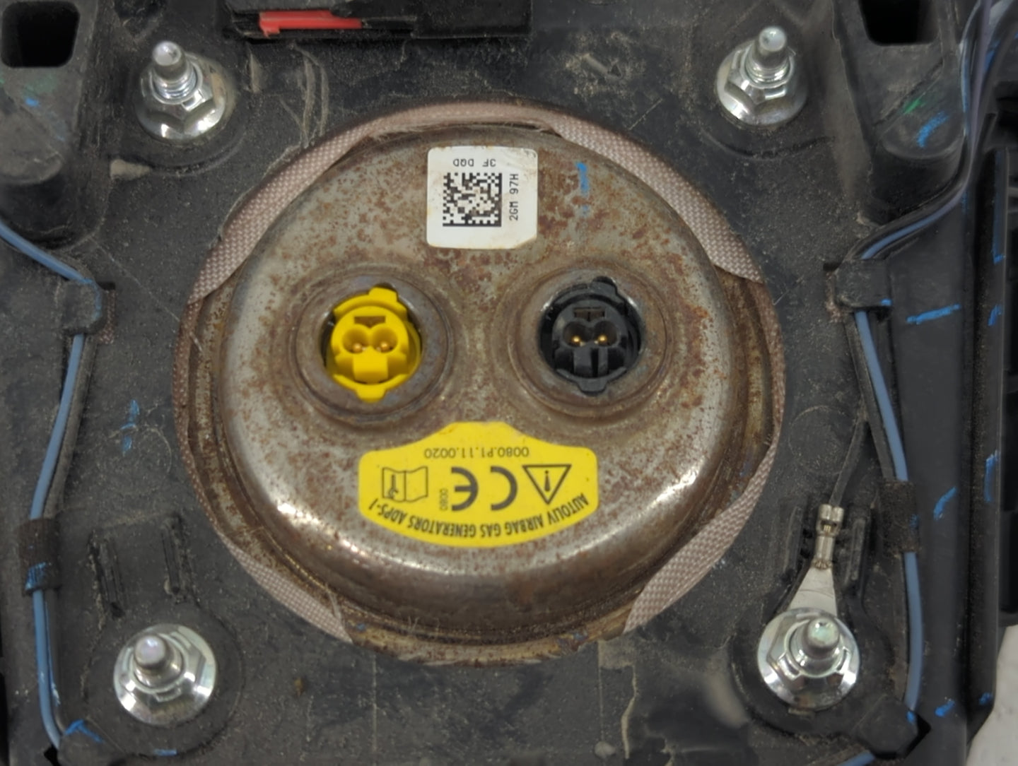 2020 Ford Fusion Air Bag Driver Left Steering Wheel Mounted P/N:HS73-78043B13-AH HSAH3ZHECDR199070058 Fits OEM Used Auto Par