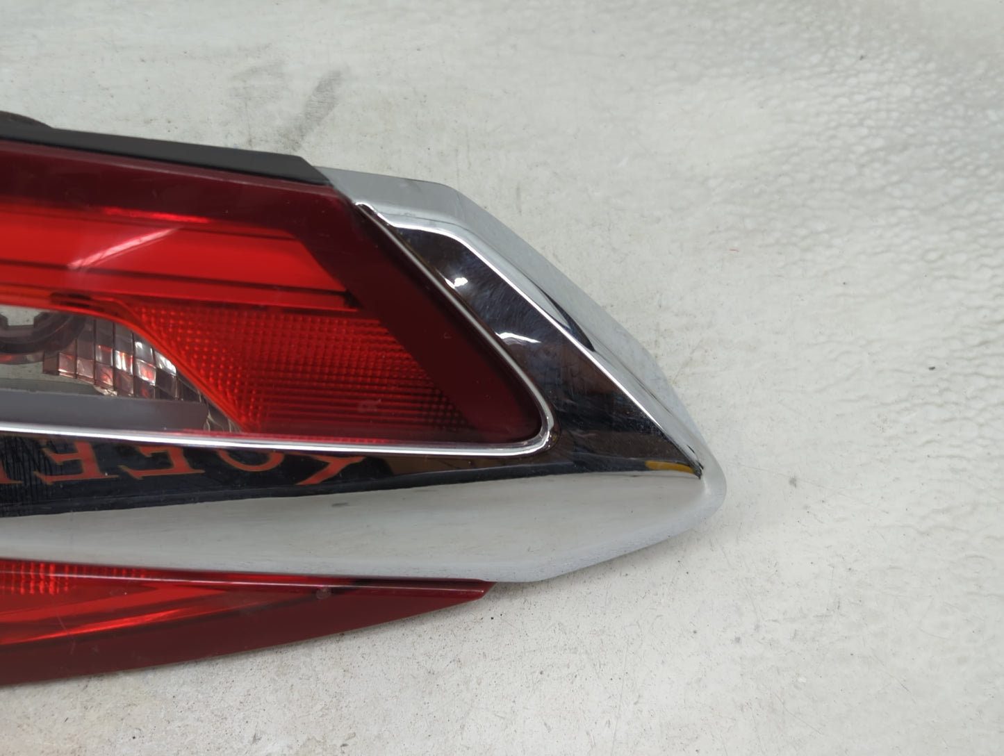 2019-2020 Ford Fusion Tail Light Assembly Passenger Right OEM P/N:KS73-13A602-AE Fits Fits 2019 2020 OEM Used Auto Parts - O