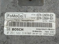 2020 Ford Fusion PCM Engine Control Computer ECU ECM PCU OEM P/N:KS7A-12A650-BCA GS7A-12B684-BEA, 0261S22318 Fits OEM Used A