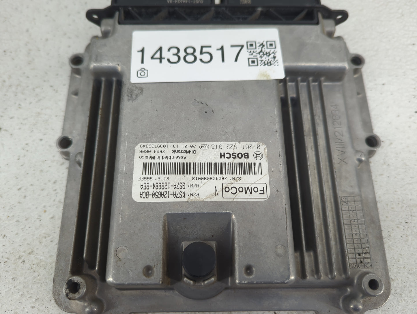 2020 Ford Fusion PCM Engine Control Computer ECU ECM PCU OEM P/N:KS7A-12A650-BCA GS7A-12B684-BEA, 0261S22318 Fits OEM Used A