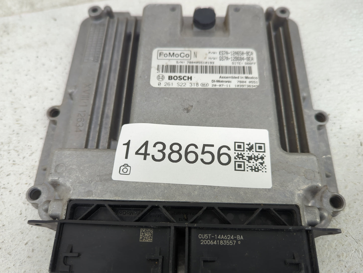 2020 Ford Fusion PCM Engine Control Computer ECU ECM PCU OEM P/N:KS7A-12A650-BCA GS7A-12B684-BEA, 0261S22318, CU5T-14A624-BA