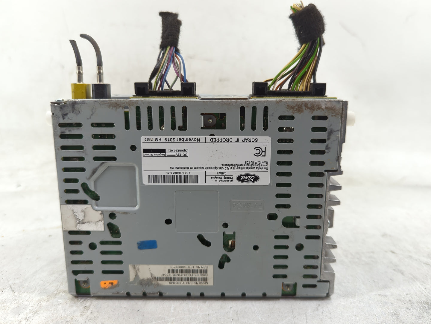 2020 Ford Fusion Radio AM FM Cd Player Receiver Replacement P/N:LS7T-18D818-ZC FA-HU-CDB Fits OEM Used Auto Parts - Oemuseda