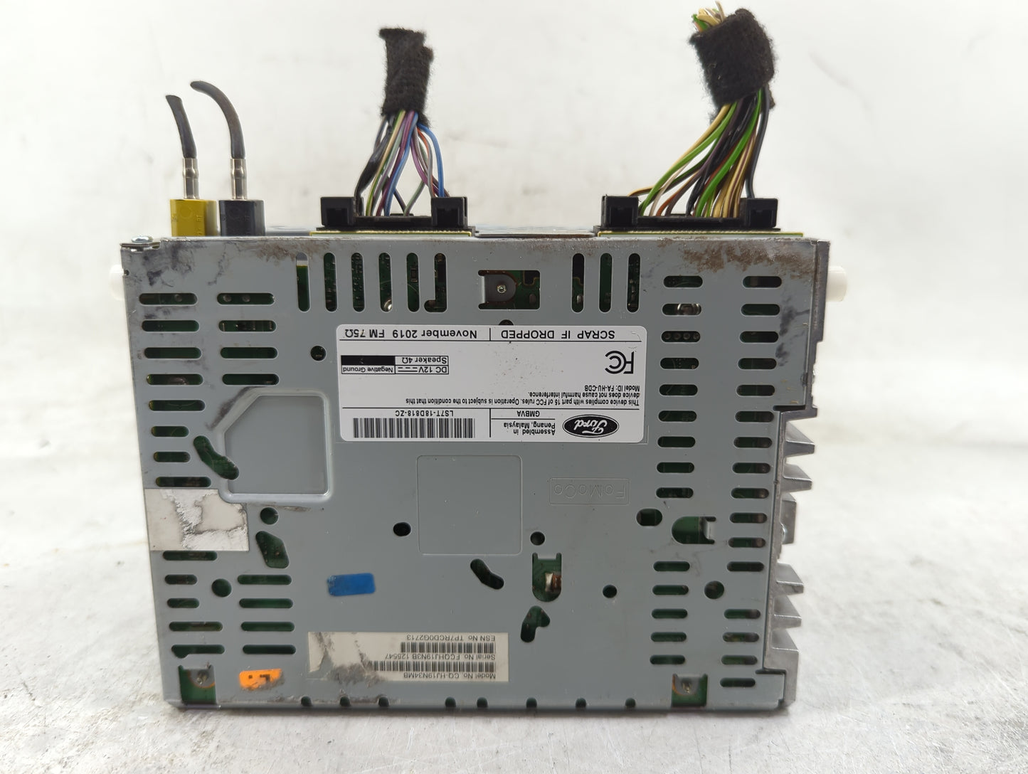 2020 Ford Fusion Radio AM FM Cd Player Receiver Replacement P/N:LS7T-18D818-ZC FA-HU-CDB Fits OEM Used Auto Parts - Oemuseda