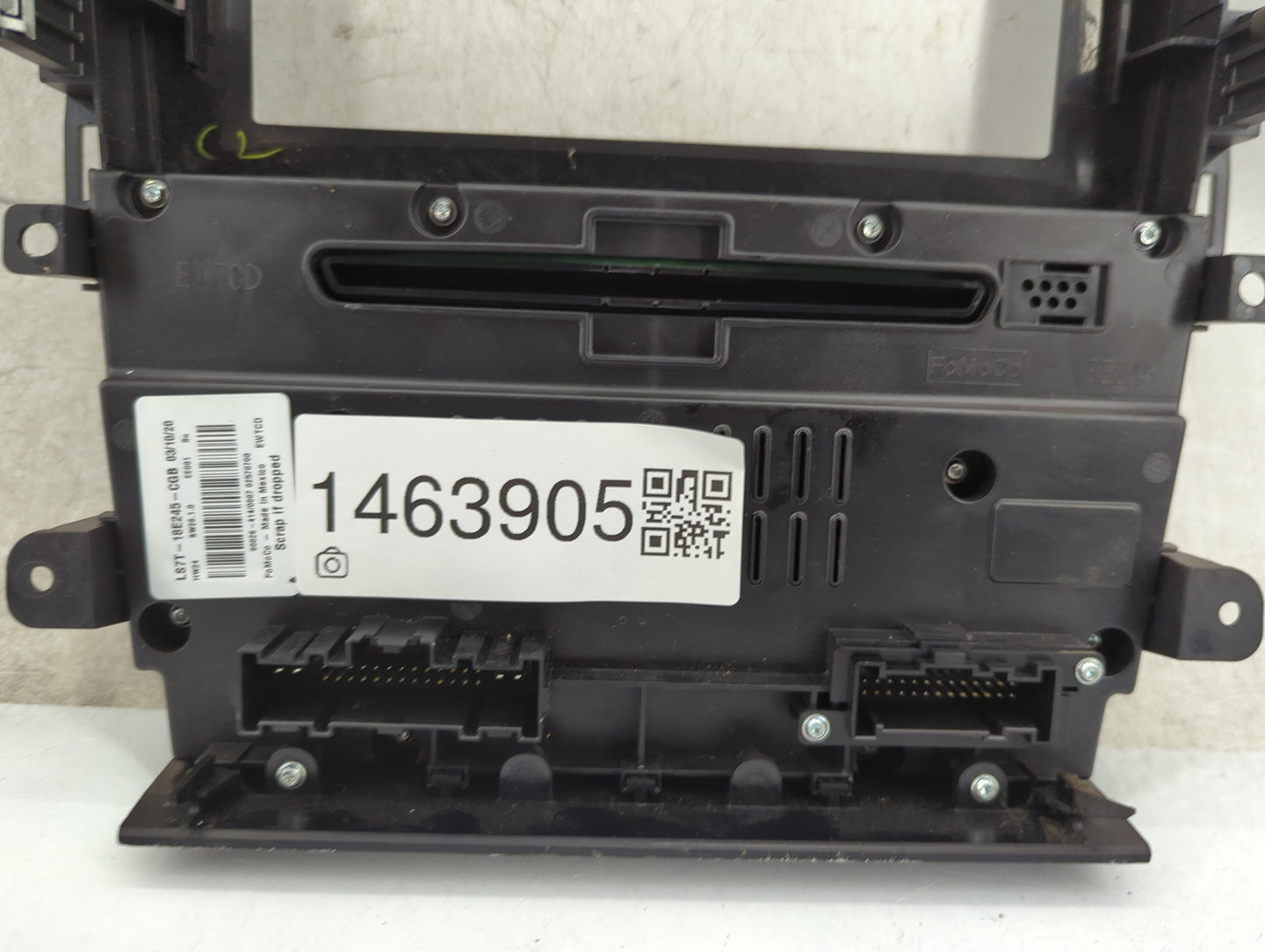 2017-2020 Ford Fusion Radio Control Panel 1463905 - Oemusedautoparts1.com