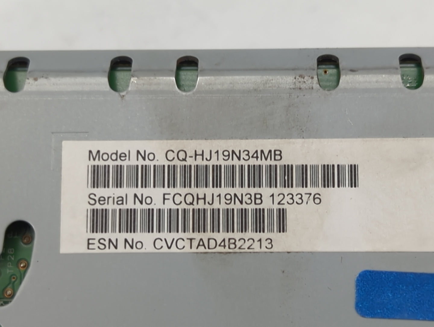 2020 Ford Fusion Radio AM FM Cd Player Receiver Replacement P/N:CQ-HJ19N34MB FCQHJ19N3B, CVCTAD4B2213 Fits OEM Used Auto Par