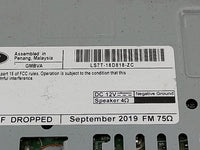 2020 Ford Fusion Radio AM FM Cd Player Receiver Replacement P/N:LS7T-18D818-ZC GS7T-18E2 Fits OEM Used Auto Parts - Oemuseda