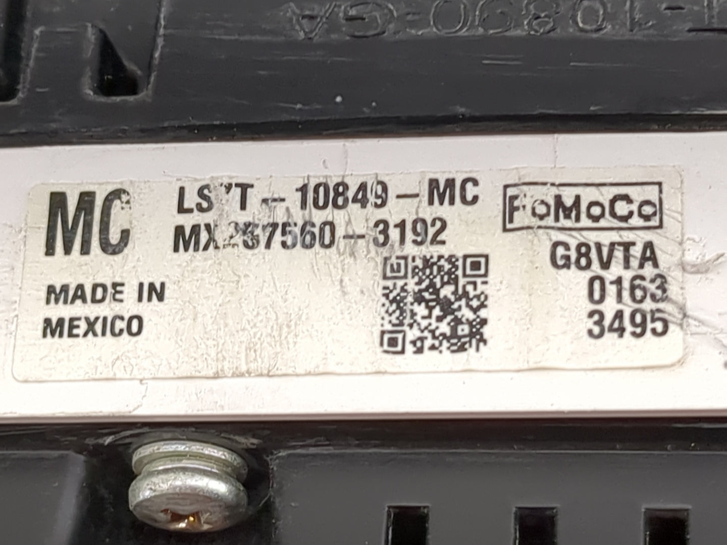2020 Ford Fusion Instrument Cluster Speedometer Gauges P/N:LS7T-10849-MC MX237560-3192 Miles: Fits OEM Used Auto Parts - Oem