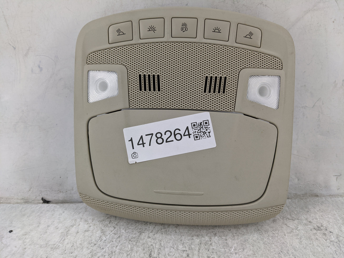 2017-2020 Ford Fusion Overhead Roof Console Tan 1478264 - Oemusedautoparts1.com