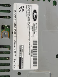 2020 Ford Fusion Radio AM FM Cd Player Receiver Replacement P/N:LS7T-18D818-ZC FA-HU-CDB Fits OEM Used Auto Parts - Oemuseda