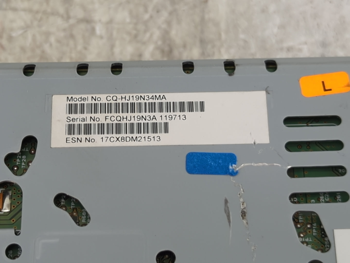 2020 Ford Fusion Radio AM FM Cd Player Receiver Replacement P/N:CQ-HJ19N34MA FCQHJ19N3A119713, 17CX8DM21513 Fits OEM Used Au