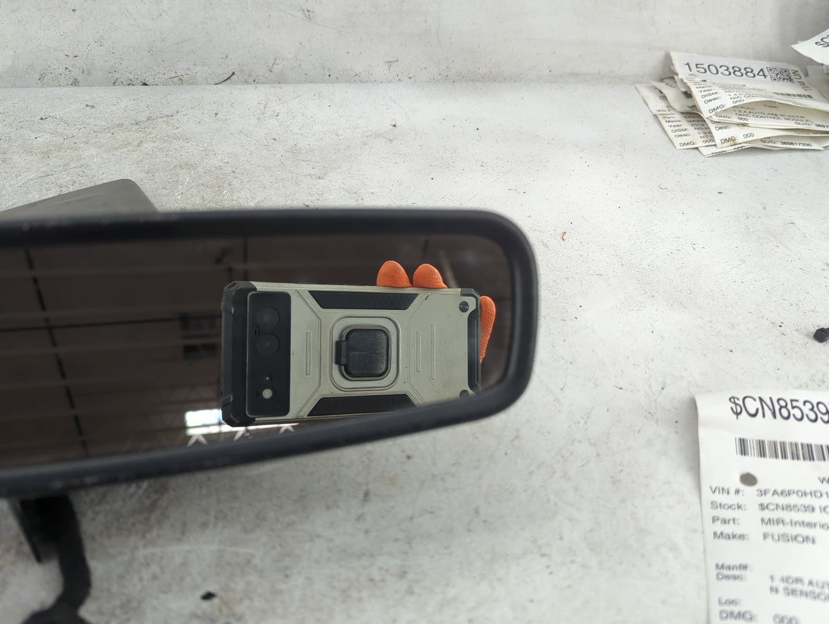 2013-2020 Ford Fusion Interior Rear View Mirror Replacement OEM P/N:DS73-17D568-DE E11 026532 Fits OEM Used Auto Parts - Oem