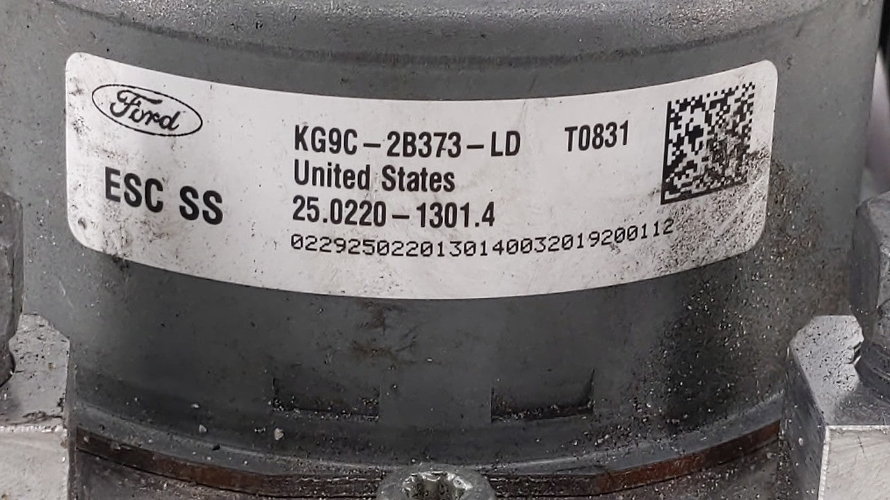 2019 Ford Fusion ABS Pump Control Module Replacement P/N:KG9C-2B373-LD KG9C-2B373-LC Fits OEM Used Auto Parts - Oemusedautop