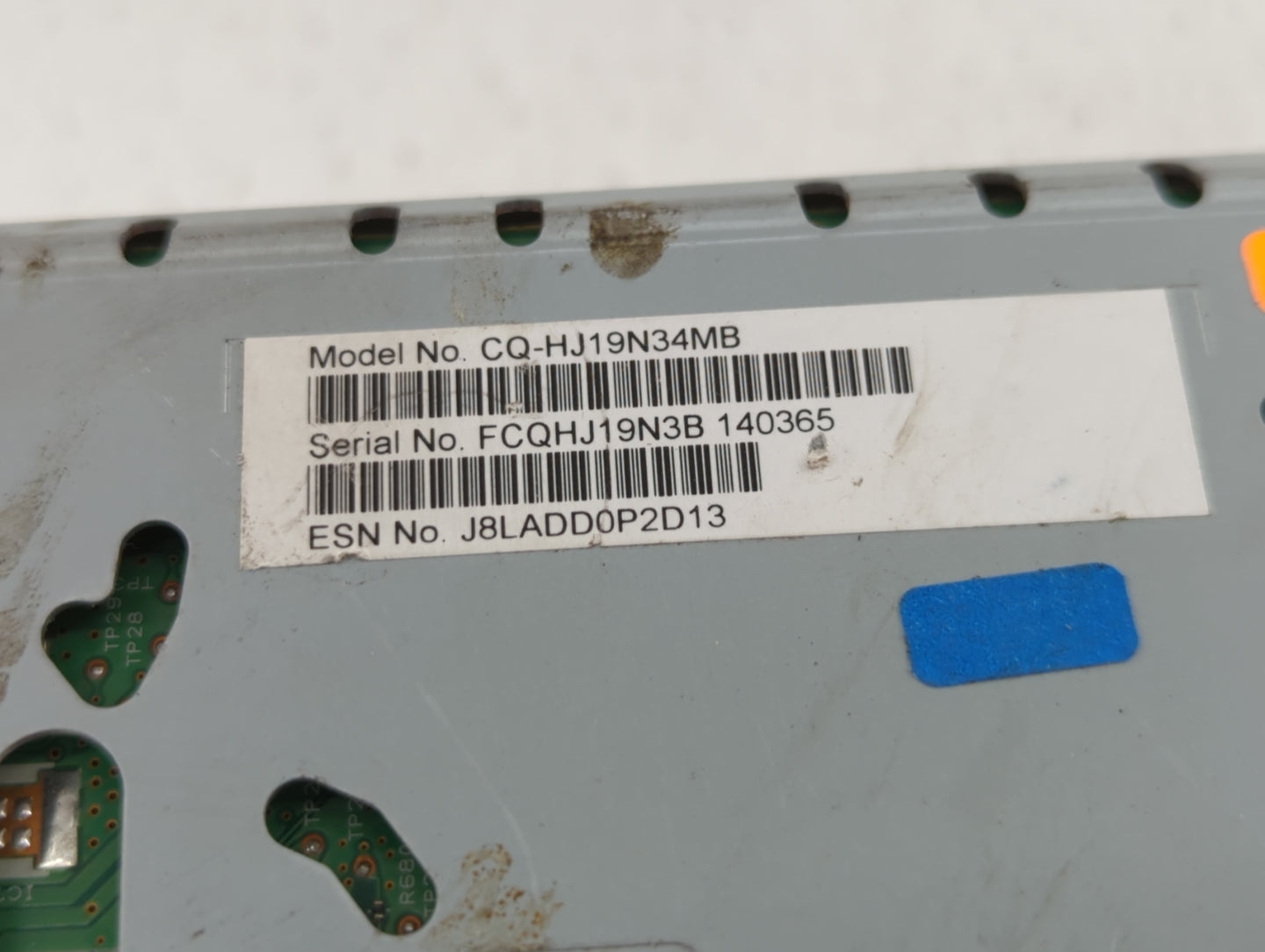 2020 Ford Fusion Radio AM FM Cd Player Receiver Replacement P/N:LS7T-18D818-ZC LS7T-19C107-XC Fits OEM Used Auto Parts - Oem