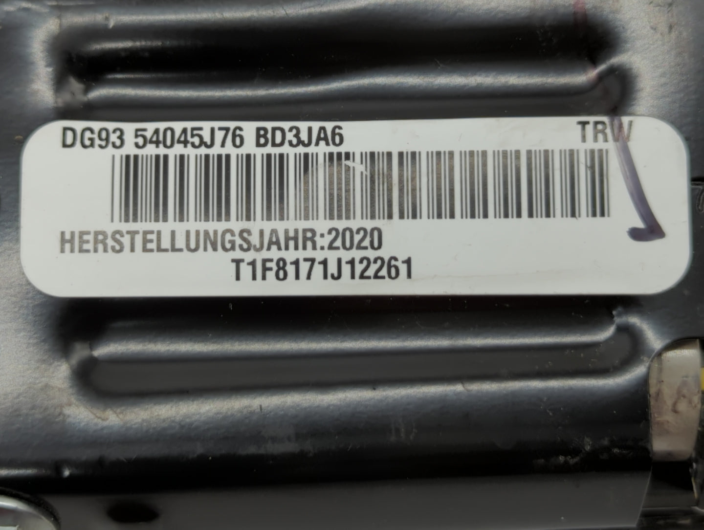 2013-2019 Ford Fusion Air Bag Passenger Right Knee OEM P/N:DG93-54045J76 DG93 54045J76 Fits OEM Used Auto Parts - Oemusedaut