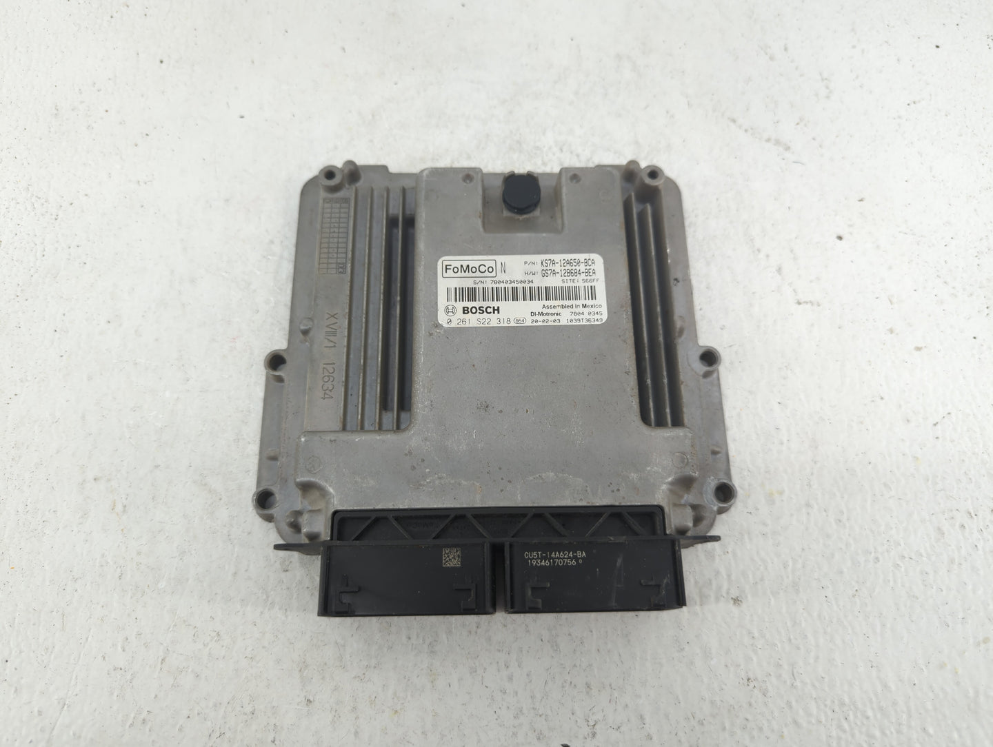 2020 Ford Fusion PCM Engine Control Computer ECU ECM PCU OEM P/N:KS7A-12A650-BCA Fits OEM Used Auto Parts - Oemusedautoparts