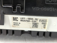 2020 Ford Fusion Instrument Cluster Speedometer Gauges P/N:LS7T-10849-MC Fits OEM Used Auto Parts - Oemusedautoparts1.com