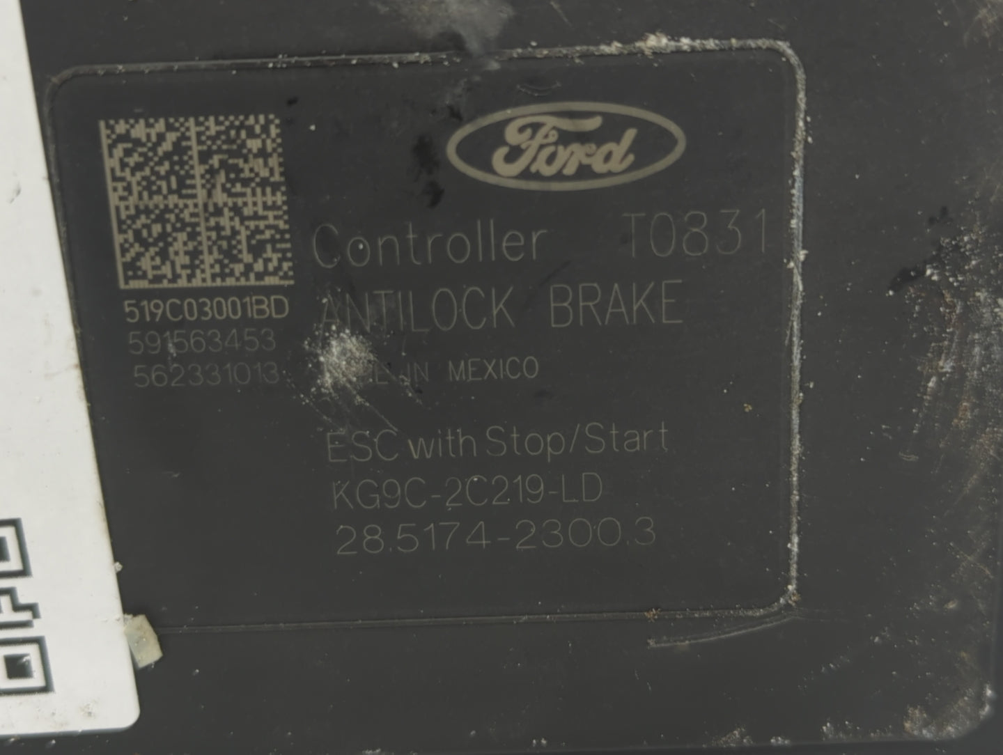 2019-2020 Ford Fusion ABS Pump Control Module Replacement P/N:KG9C-2B373-CC KG9C-2B373-CD, KG9C-2B373-LD Fits Fits 2019 2020