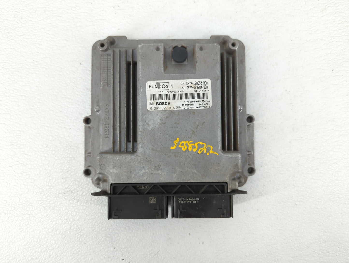 2020 Ford Fusion PCM Engine Control Computer ECU ECM PCU OEM P/N:KS7A-12A650-BCA Fits OEM Used Auto Parts - Oemusedautoparts