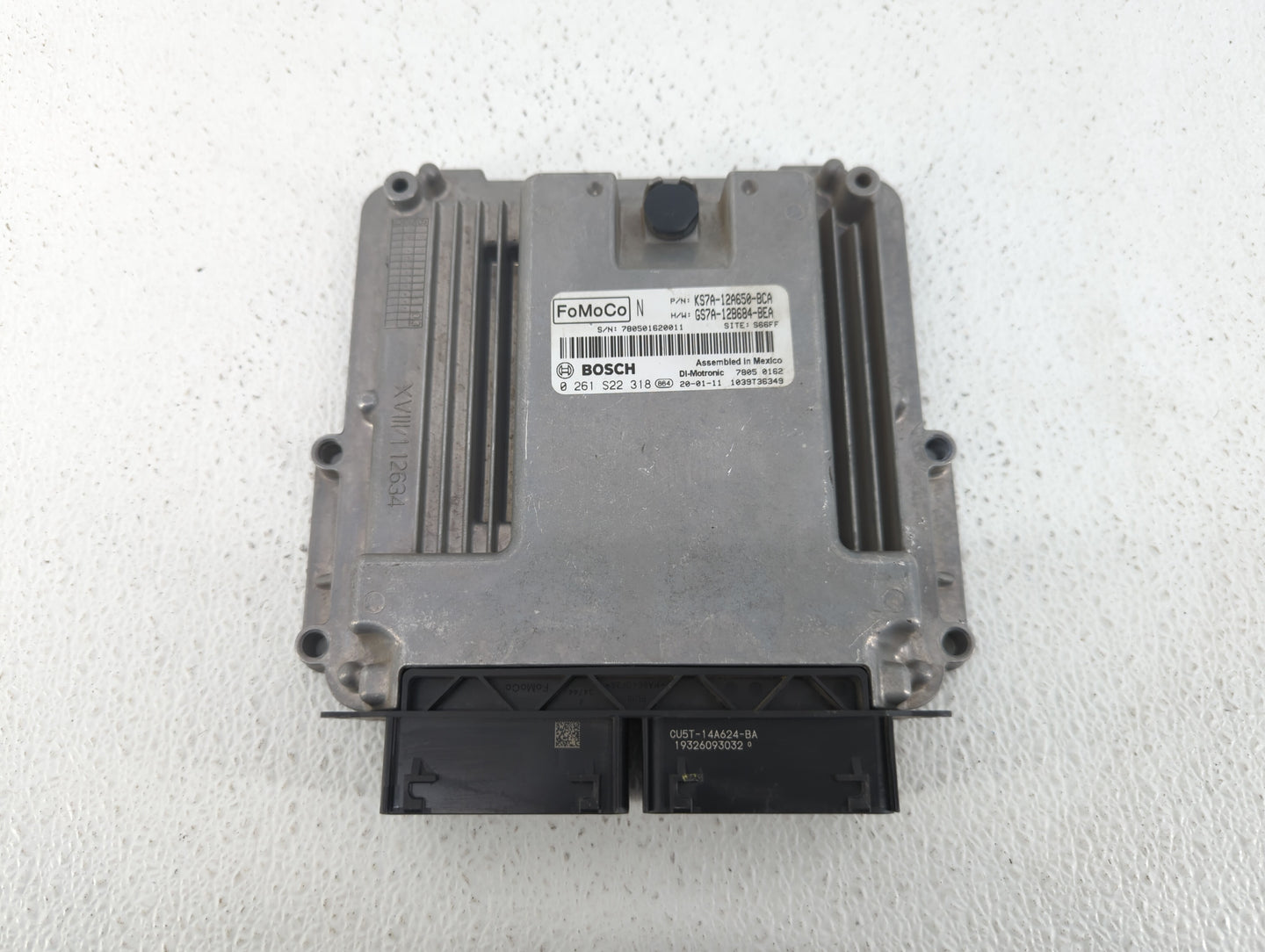 2020 Ford Fusion PCM Engine Control Computer ECU ECM PCU OEM P/N:GS7A-12B684-BEA KS7A-12A650-BCA Fits OEM Used Auto Parts - 