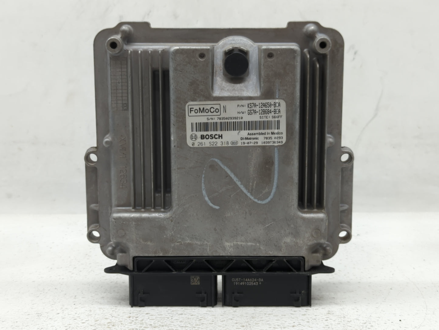 2020 Ford Fusion PCM Engine Control Computer ECU ECM PCU OEM P/N:GS7A-12B684-BEA KS7A-12A650-BCA Fits OEM Used Auto Parts - 
