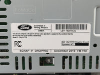 2020 Ford Fusion Radio AM FM Cd Player Receiver Replacement P/N:LS7T-18D818-ZC LS7T-19C107-XC Fits OEM Used Auto Parts - Oem