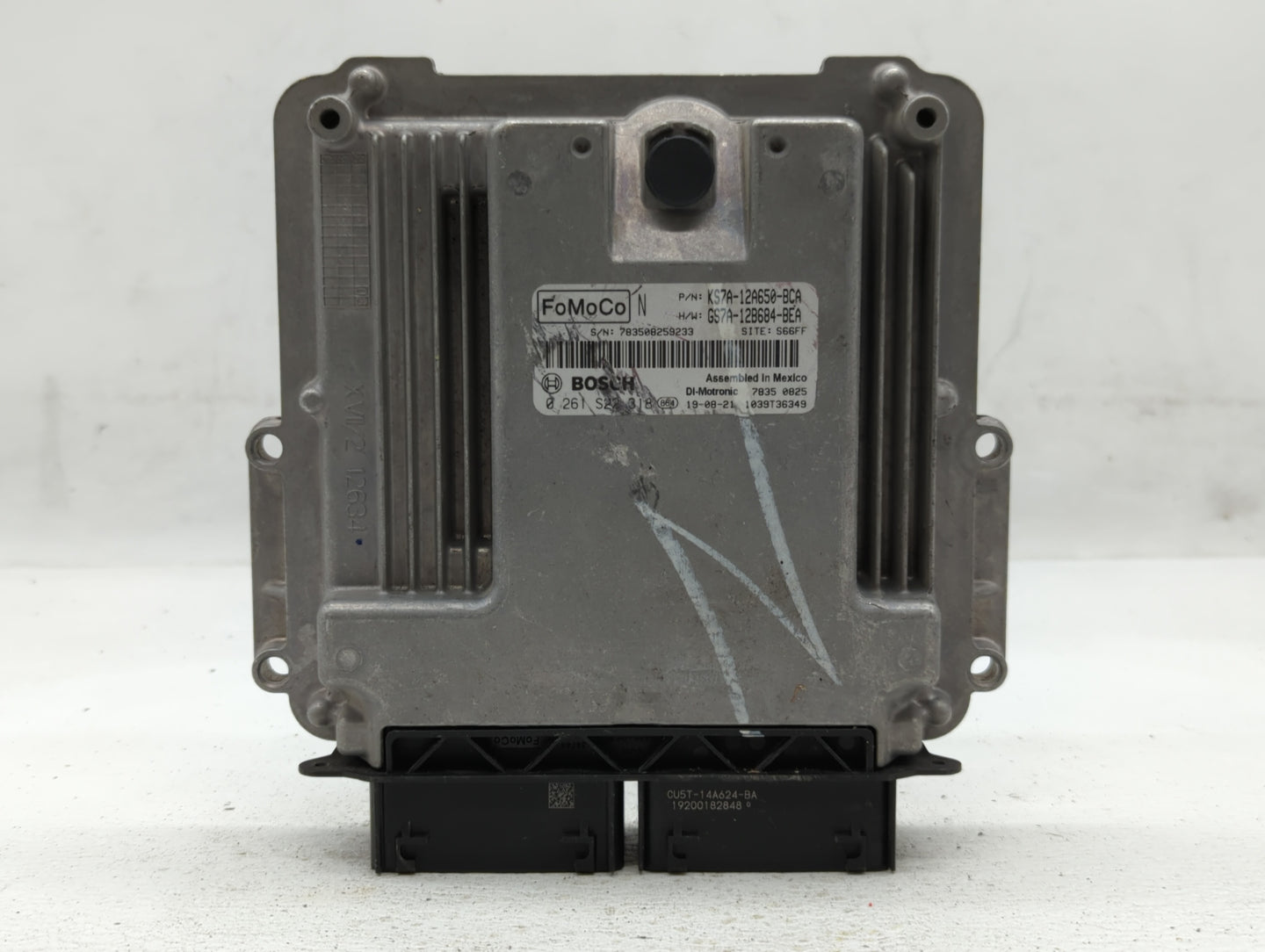 2020 Ford Fusion PCM Engine Control Computer ECU ECM PCU OEM P/N:GS7A-12B684-BEA KS7A-12A650-BCA Fits OEM Used Auto Parts - 