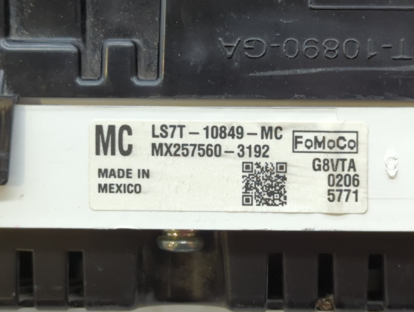 2020 Ford Fusion Instrument Cluster Speedometer Gauges P/N:LS7T-10849-MC Fits OEM Used Auto Parts - Oemusedautoparts1.com