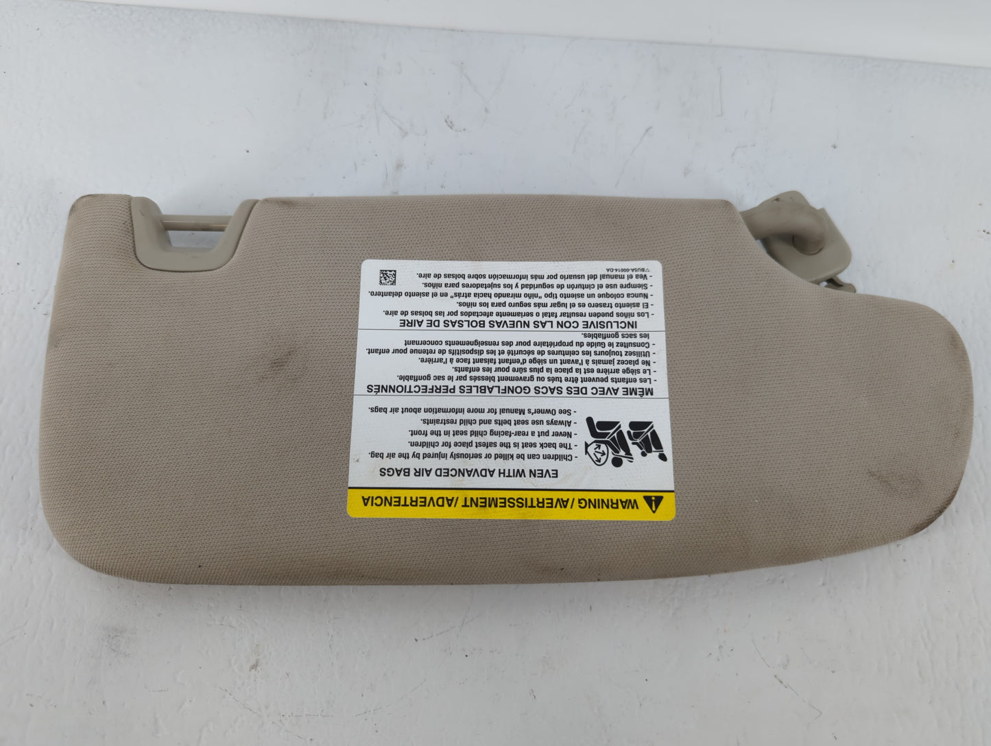 2019-2020 Ford Fusion Sun Visor Shade Replacement Driver Left Mirror Fits Fits 2019 2020 OEM Used Auto Parts - Oemusedautopa