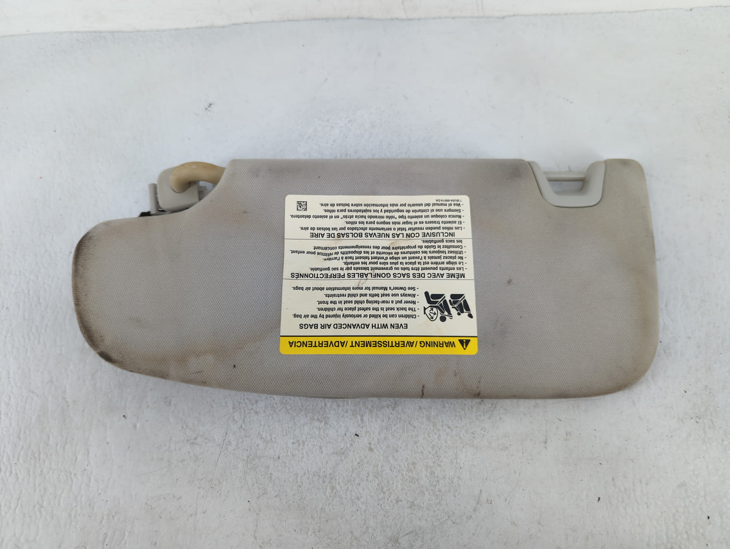 2017-2020 Ford Fusion Sun Visor Shade Replacement Passenger Right Mirror Fits Fits 2017 2018 2019 2020 OEM Used Auto Parts -