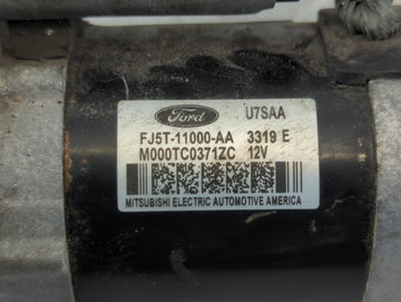 2019-2020 Ford Fusion Car Starter Motor Solenoid OEM P/N:M000TC0371ZC FJ5T-11000-AA Fits Fits 2017 2018 2019 2020 2021 2022 OEM Used Auto Parts