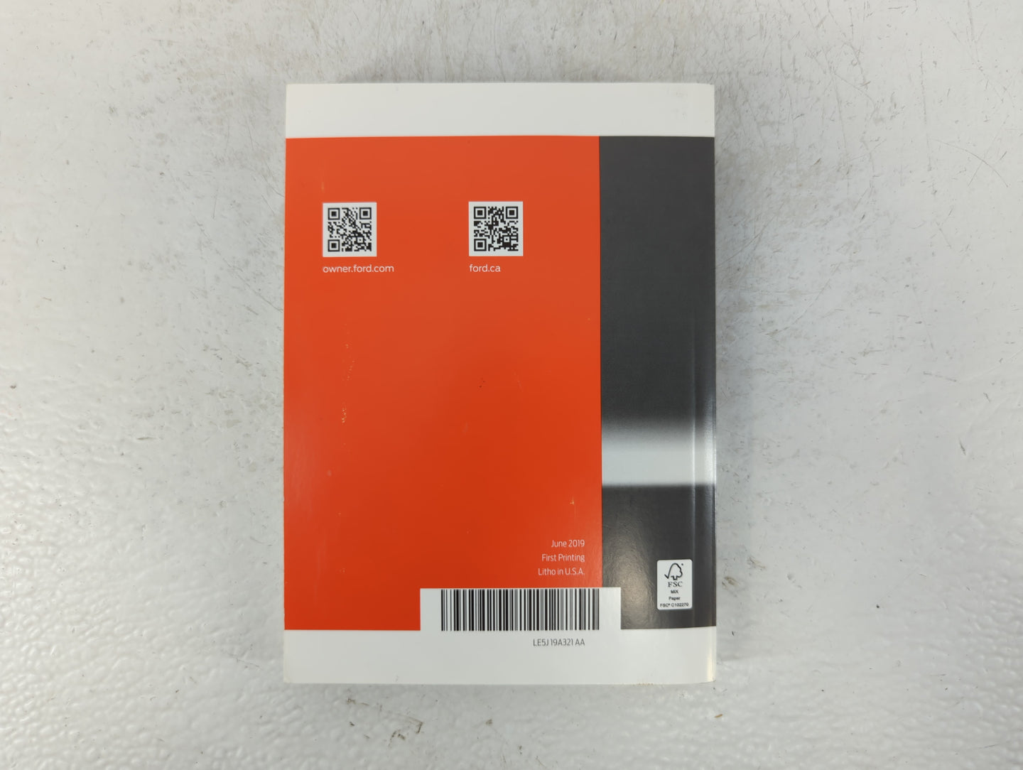 2020 Ford Fusion Owners Manual Book Guide P/N:LE5J 19A321 AA OEM Used Auto Parts - Oemusedautoparts1.com