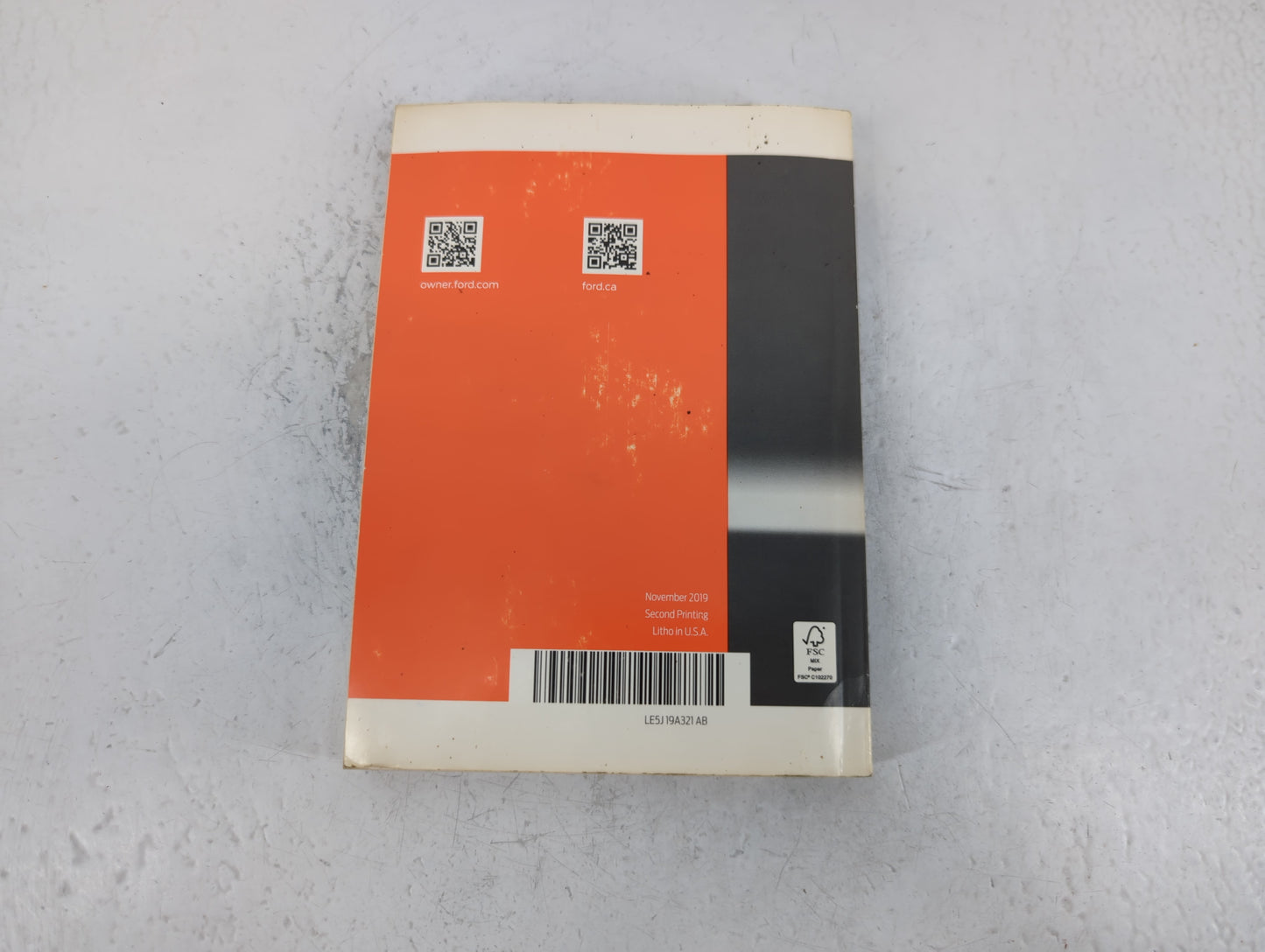 2020 Ford Fusion Owners Manual Book Guide P/N:LE5J 19A321 AB OEM Used Auto Parts - Oemusedautoparts1.com