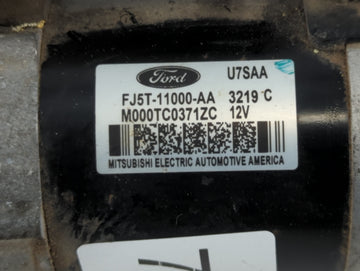 2013-2020 Ford Fusion Car Starter Motor Solenoid OEM P/N:M000TC0371ZC FJ5T-11000-AA Fits OEM Used Auto Parts