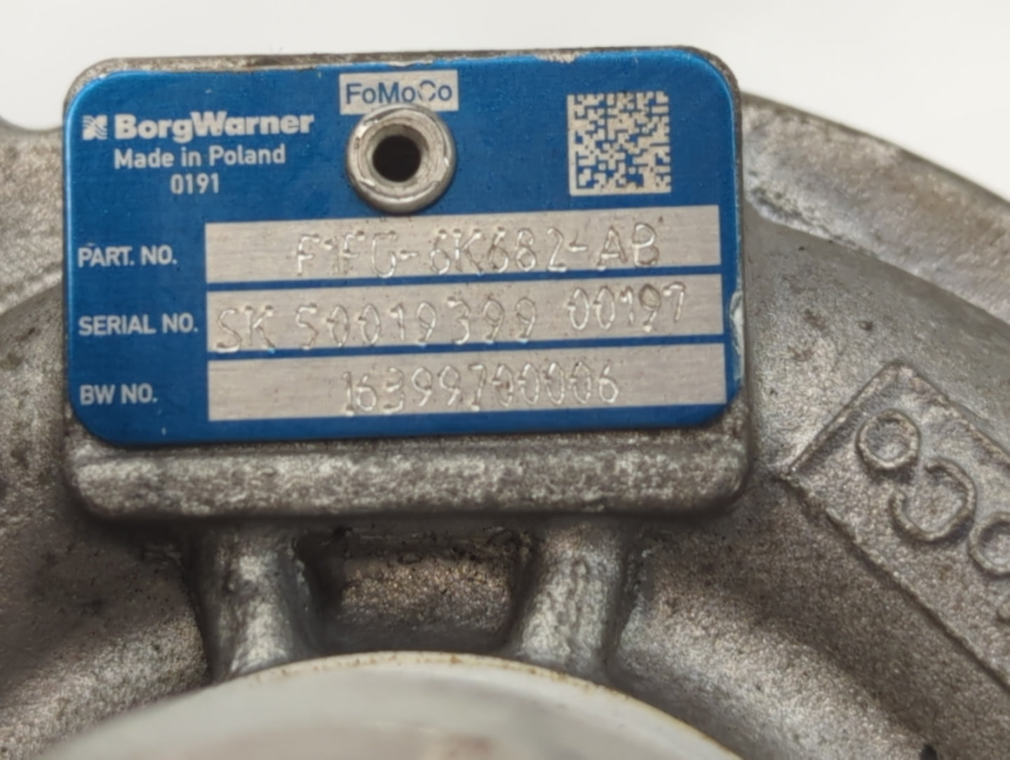 2014 Ford Fusion Turbocharger Turbo Charger Super Charger Supercharger - Oemusedautoparts1.com