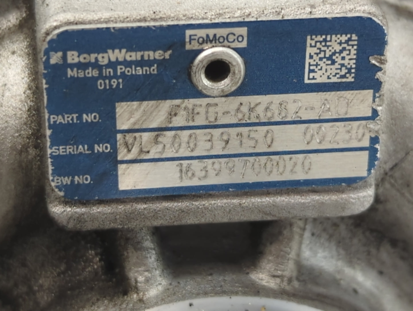 2014 Ford Fusion Turbocharger Turbo Charger Super Charger Supercharger - Oemusedautoparts1.com