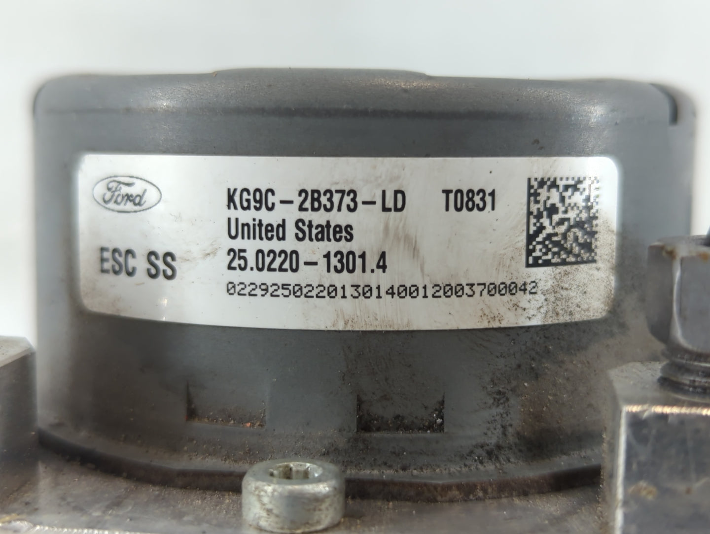 2019-2020 Ford Fusion ABS Pump Control Module Replacement P/N:KG9C-2B373-LD Fits Fits 2019 2020 OEM Used Auto Parts - Oemuse