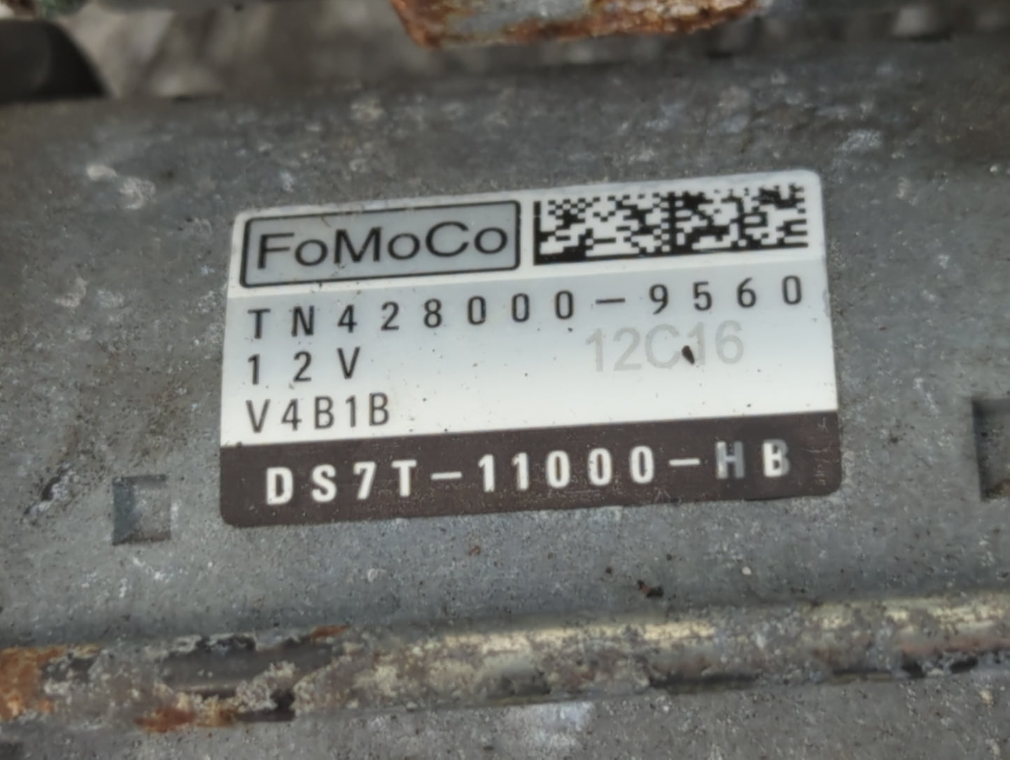 2013-2020 Ford Fusion Car Starter Motor Solenoid OEM P/N:DS7T-11000-HB Fits Fits 2013 2014 2015 2016 2017 2018 2019 2020 OEM