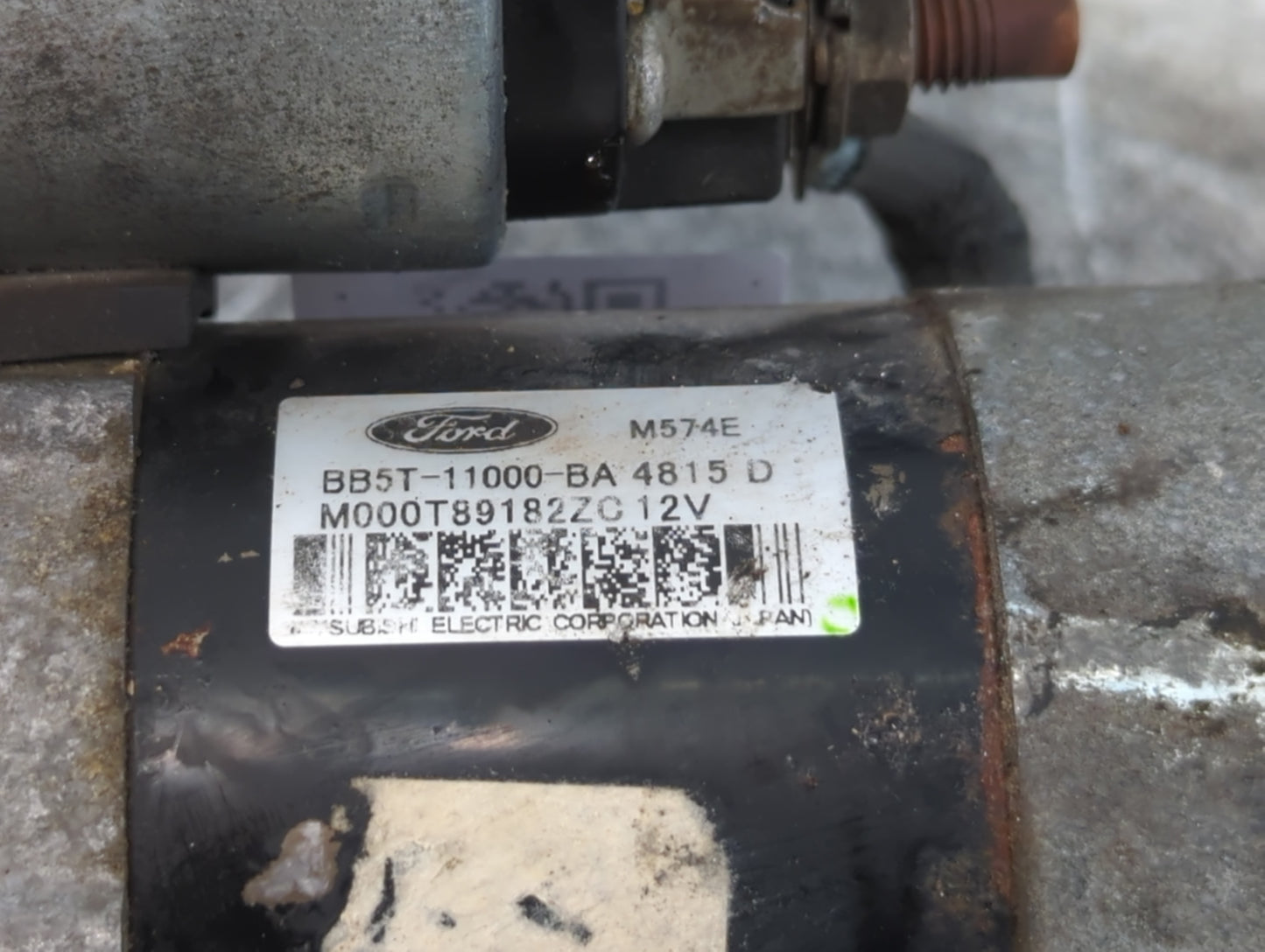2019-2020 Ford Fusion Car Starter Motor Solenoid OEM P/N:BB5T-11000-BA Fits Fits 2017 2018 2019 2020 2021 2022 OEM Used Auto