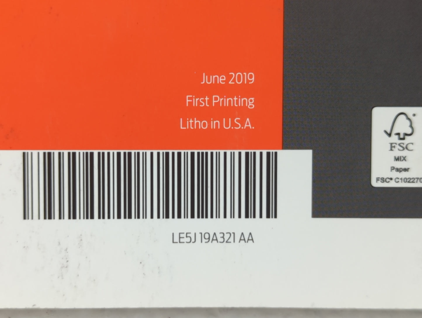 2020 Ford Fusion Owners Manual Book Guide P/N:LE5J 19A321 AA OEM Used Auto Parts - Oemusedautoparts1.com