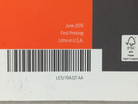 2020 Ford Fusion Owners Manual Book Guide P/N:LE5J 19A321 AA OEM Used Auto Parts - Oemusedautoparts1.com